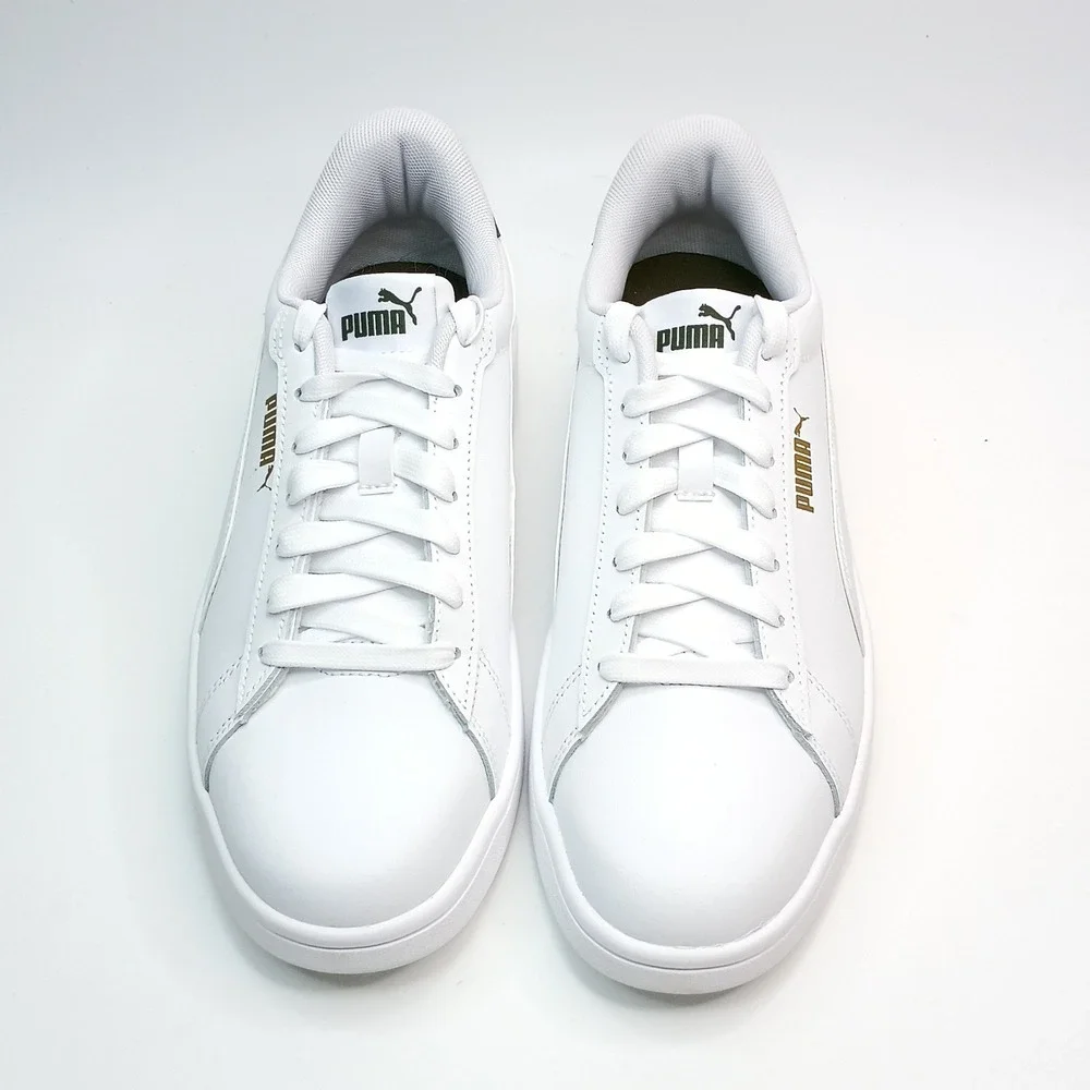 Puma Ace Court Shoe Men Size 12 White Synthetic Leather Sneakers 406570 01